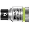 Image de Wera 8790 HMA 05003719001 6 pans extérieurs Douille 5 mm 1/4 (6.3 mm)