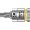 Image de Wera 8767 A 05003365001 6 pans intérieurs (TX) Douille-embout T 25 1/4 (6.3 mm)