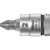 Image de Wera 8755 A 05003354001 vis Pozidriv Douille-embout PZ 2 1/4 (6.3 mm)