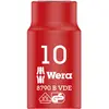 Image de Wera 05004954001 Douille Zyklop Vde 8790 B Isolée, Rouge