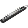 Image de Wera 05003884001 6 pans extérieurs Jeu de douilles 11 pièces 1/4 (6.3 mm)