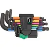 Image de Wera 950/9 Hex-Plus Multicolour 2 6 pans intérieurs Jeu de clés mâles coudées 1.5 mm, 2 mm, 2.5 mm, 3 mm, 4 mm, 5 mm, 6 mm, 8 mm, 10 mm 9 pièces