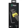 Image de Wera 950/13 Hex-Plus Imperial 1 6 pans intérieurs Jeu de clés mâles coudées 3/8 pouces, 5/16 pouces, 1/16 pouces, 1/4 pouces, 3/16 pouces, 7/32 pouces, 5/32