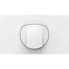 Image de Sanit Plaque de Chasse d'eau en Plastique pour réservoir encastré CC-120-L-FO-2V-L 16.021.01.0000, Blanc