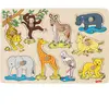 Image de Goki Puzzle Des Bébés Animaux D'afrique 57829a 5 Pièces