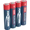 Image de Ansmann LR03 Red-Line Pile LR3 (AAA) alcaline(s) 1.5 V 4 pc(s)