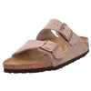 Image de Birkenstock 051463 Arizona taupe, Suede Leather Homme Taupe EU 41