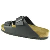 Image de Birkenstock 551253 Arizona SFB black, Birko Flor Homme Black EU 46