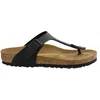 Image de Birkenstock 043691 Gizeh black, Birko Flor Homme Black EU 35