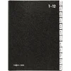 Image de Pagna Classeur à soufflet 1-12 avec 12 compartiments représentant les mois en langue allemande (Noir) (Import Allemagne)