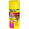 Image de JBL PRONOVO BEL GRANO, Aliment de Base pour tous Poissons d'Aquarium de 8-20 cm, Granulés pour Poissons, Doseur à clic, taille M, 250 ml