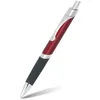 Image de ONLINE stylo bille Sporty Red, aluminium, rétractable, recharge internationale de grande capacité, indélébile, écriture bleue, clip métallique