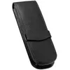 Image de ONLINE Étui En Cuir Pour Deux Stylos, Trousse Elégante Pour Toutes Les Marques, Cuir Véritable, Porte-Stylo Noir, Cadeau Pour Toute Occasion, Dimensions : (Lxlxh) 14,5 x 4,5 x 2,5 cm, Pour 2 stylos