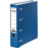 Image de Falken Double classeur en plastique PP. Fabriqué en Allemagne. Largeur 7 cm, bleu, pour 2 rangées de format A5 en largeur avec fenêtre interchangeable.
