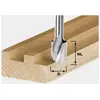 Image de Festool 490980 Fraise à rainurer Longueur 60 mm Dimension produit, Ø 10 mm Longueur de travail 30 mm Diamètre de tige 8 mm
