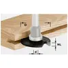 Image de Festool 491057 Fraise à rainurer Dimension produit, Ø 40 mm Longueur de travail 3 mm Diamètre de tige 6 mm