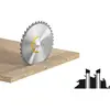 Image de Festool HW 216x2,3x30 W36 500124 Lame de scie circulaire 216 x 30 x 1.60 mm Nombre de dents: 36 1 pc(s)