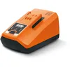 Image de FEIN Chargeur rapide ALG 80 Compatible avec toutes les batteries lithium-ion FEIN, courant de charge élevé de 8 A, Grand écran LED, témoin de charge et port USB