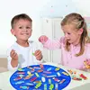 Image de Beleduc Jeu Trouvez les Bonbons - Enfant 4 Ans et Plus - 41 Bonbons en Bois, 3 Dés de Couleur - 1 à 8 Joueurs - Tapis Jeu Éducatif pour la Reflexion, la Mémoire et la Réactivité - 3 Variantes de Jeu