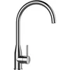 Image de Schock 559000EDM Mitigeur Kavus monocommande Canne Haute courbée avec Commande intégrée, Acier Inoxydable Massif