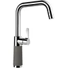 Image de Schock Robinet de cuisine SC-530 Silverstone - Robinet haute pression CRISTADUR avec bec fixe et raccords standard