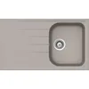Image de SCHOCK | Évier de cuisine Lithos D100 1 baignoire avec goutteur, baignoire réversible, matériau Cristalite®, gris taupe, 860 x 500 mm