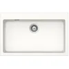 Image de SCHOCK | Évier de cuisine Primus N100XL 1 baignoire XL, avec comptoir de robinetterie, matériau Cristalite®, blanc absolu, 790 x 500 mm