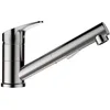 Image de SCHOCK® Evinas Robinet de cuisine en acier inoxydable I Robinet haute pression avec douchette extensible I 137 mm de hauteur et 195 mm de saillie I Fonction de commutation entre le mode jet et le mode