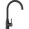 Image de Schock 559027PUR Cuisine Kavus in Puro   Robinet Pression Fixe, Jet d'eau Ultra Fin, Position de Bec Haute, Noir