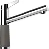Image de SCHOCK Robinet de cuisine SC-510 Silvertsone - Robinet basse pression CRISTADUR avec bec fixe et raccords standard