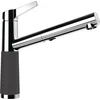 Image de SCHOCK Robinet de cuisine SC-510 Dusk - Gris haute pression CRISTADUR avec douchette extensible et raccords standard