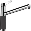 Image de SCHOCK Robinet de cuisine SC-510 Dusk   Robinet basse pression gris CRISTADUR avec douchette extensible et raccords standard