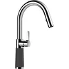 Image de SCHOCK Robinet de cuisine SC-520 Dusk - Gris haute pression CRISTADUR avec douchette extensible et raccords standard