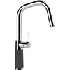 Image de SCHOCK Robinet de cuisine SC-530 Dusk - Gris haute pression CRISTADUR avec douchette extensible et raccords standard