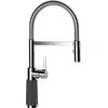 Image de SCHOCK Robinet de cuisine SC-550 Dusk - Gris haute pression CRISTADUR avec bec fixe et connecteurs standard