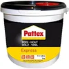 Image de Pattex Bois Express, colle à séchage rapide, vinylique pour montage, assemblage, placage ou contrecollage sur supports en bois, colle blanche, seau de 5 kg