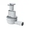 Image de Viega Advantix Rigole de douche siphon, modèle vertical hauteur de montage à partir de 95 mm, 737573,