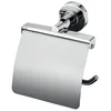 Image de Ideal Standard IOM Porte Papier Toilette Mural Dérouleur Papier WC Avec Couvercle Accessoire WC Salle de Bain Chrome A9127AA