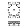 Image de Ideal Standard Corps encastré pour mitigeur sur pied bain/douche, A6133NU,