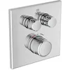 Image de Ideal Standard Ceratherm Navigo A7302AA Mitigeur de Douche thermostatique encastré à Deux Points de prélèvement Thermostat de Douche, Verrouillage de la température à 40 °C, chromé