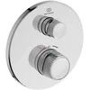Image de Ideal Standard Mitigeur Douche Encastré Ceratherm Navigo, Ensemble Façade et Corps Rond à Encastrer, 1 Sortie, Cartouche Disque, Limiteur de Débit, Encastré pour Salle de bain Chrome A7295AA