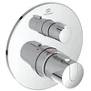 Image de Ideal Standard Ensemble Thermostatique de Douche Rond Corps et Façade à encastrer 1 Sortie Finition Chrome A5813AA