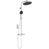 Image de Ideal Standard Ceratherm T125+ Système de douche à économie d'eau avec types de jet variable et protection anti-brûlure (CoolBody), hauteur réglable, flexible de douche 1750 mm, chromé (304 x 586 x