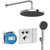 Image de Ideal Standard Ceratherm Navigo Solos Ensemble de douche encastré avec mitigeur thermostatique, A7892AA,