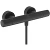 Image de Ideal Standard Ceratherm T25 N Mitigeur douche apparent, Économies d'eau et d'énergie, avec protection contre les brûlures (CoolBody) et fonction thermostat   Noir Mat (315x102x70 mm)