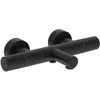 Image de Ideal Standard Ceratherm T25 Mitigeur bain-douche apparent, Économies d'eau et d'énergie, avec protection contre les brûlures (CoolBody) et fonction thermostat   Noir Mat (315x181x70 mm)