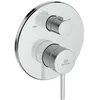 Image de Ideal Standard Ceraline O Nuovo Robinet de salle de bain monocommande encastré avec verrouillage de température à 40 °C, robinet de salle de bain sans bec   Chrome