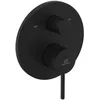 Image de Ideal Standard Ceraline O Nuovo Robinet de salle de bain monocommande encastrée à 2 fonctions, sans bec   Noir Mat