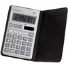 Image de Genie calculatrice 10 chiffres 330 plat avec dual-power (solaire et piles)-avec housse-argent