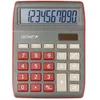 Image de Genie   840 DR   Calculatrice de bureau   Affichage à 10 chiffres   Double alimentation (solaire et piles) Genie 840 DR rouge foncé